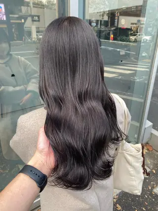 ロング カラー ヘアアレンジ サロウィン渋谷宇田川店所属・ハッシュカット/レイ ヤーカットArataのヘアスタイル