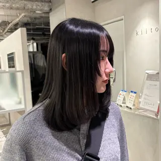 ミディアム モデル募集中/ 西梅田 あいのヘアスタイル