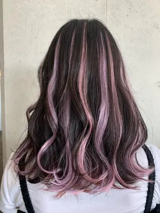 セミロング カラー 髪質改善/縮毛矯正 ツヤ髪🩷さつきのヘアスタイル