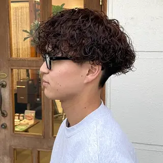 ショート パーマ メンズ 渡邉 聖希のヘアスタイル