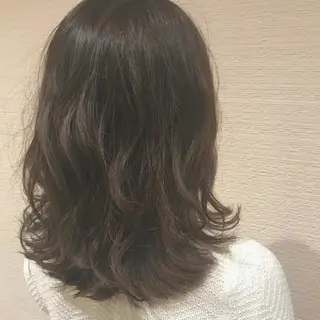 セミロング カラー 韓国ヘア/耳ツボジュ エリー♡ayumuのヘアスタイル