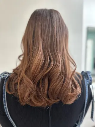 ロング カラー Uhair本山所属・⟡.·mamiya 縮毛矯正/ヘアセットのヘアスタイル