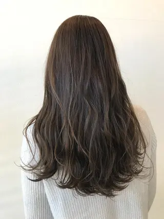 ロング カラー 松崎 崇のヘアスタイル