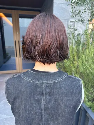 ミディアム パーマ シェアサロンコネクト所属・Chiho/ 博多/大人かわいいのヘアスタイル