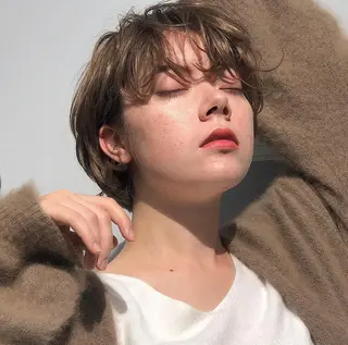 ショート SALON WORK STATION所属・ボブ♡柔らかいカラー 實松栞理のヘアスタイル