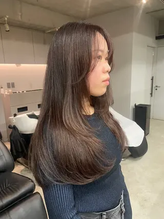 ロング カラー 表参道/髪質改善・ 透明感 colorのヘアスタイル