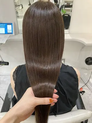 ロング 透明感カラー🫧⌇ 青🫐🩵のヘアスタイル