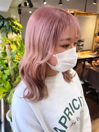 ミディアム カラー nendo_hair所属・ハイトーン/ボブ 🎀sonokaのヘアスタイル