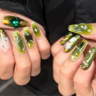 ネイル ʟᴀʙᴇʟ ᴍᴀᴍɪのネイルデザイン