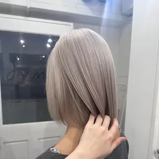 ミディアム カラー ハイトーン/ウルフ /エクステ/ましろのヘアスタイル