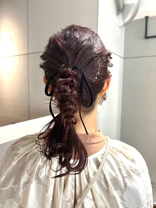 セミロング ヘアセット/似合わせ ヘア/ MIHO🩵のヘアスタイル