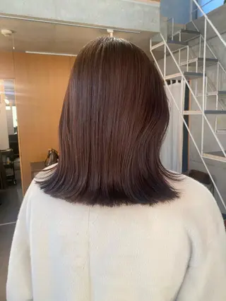 セミロング カラー パーマ ヘアアレンジ メンズ キッズ ネイル マツエク・マツパ アイブロウ モリモト サナのヘアスタイル