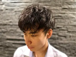 ミディアム メンズ HIRO GINZA 池袋東口店所属・林田 龍明のヘアスタイル