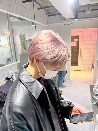 ショート カラー パーマ メンズ 🔥札幌No.1🥇 パーマ特化美容師🔥のヘアスタイル