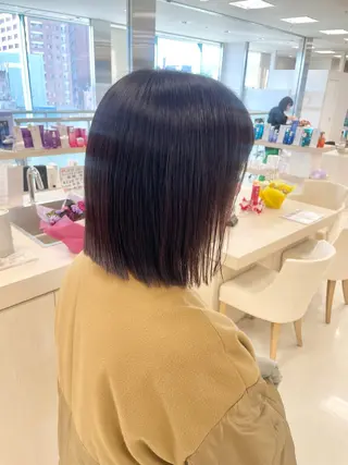 セミロング カラー 髪質改善 ·˖Reika·˖✩のヘアスタイル