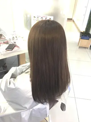 ロング カラー 髪質改善 頭身浴/ 中田のヘアスタイル