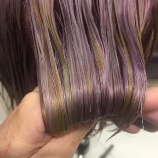 カラー 黒田瀬奈/ボブ まろやかベージュのヘアスタイル