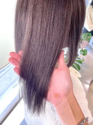 セミロング カラー eto所属・髪質改善スペシャリス ト長尾勇弥/梅田中津のヘアスタイル