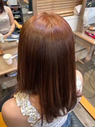 セミロング SALOWIN 新宿三丁目me+所属・レイヤーカット/ボブ /髪質改善/ハルカのヘアスタイル