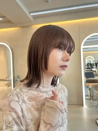 ショート 表参道美容師ゆいか ♡ミディアムレイヤーのヘアスタイル