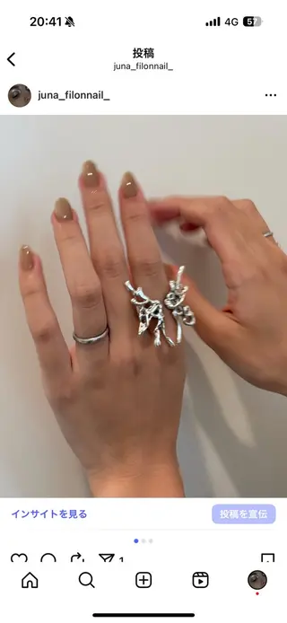 ネイル filonnail Juna💍のネイルデザイン