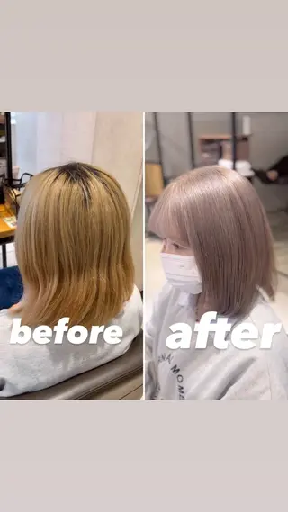 ショート カラー 🌿earth亀有店 【緑髪のノブ】🌿のヘアスタイル