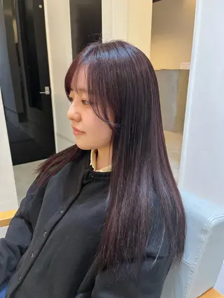 ロング カラー GISELA サリナのヘアスタイル