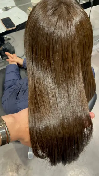 ロング カラー パーマ 🌈艶髪/髪質改善 新宿itouのヘアスタイル