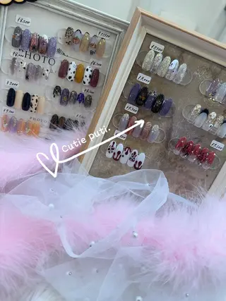 ネイル ネイルサロンキューティプティ所属・アワ ネイル池袋のネイルデザイン