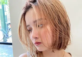 ショート カラー 髪質改善/縮毛矯正 ボブ/Ryuseiのヘアスタイル