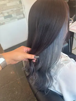 ロング カラー 🎀透明感×ちゅるん ピンク🎀ゆきののヘアスタイル
