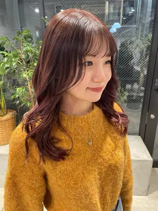 ロング カラー ユウナ🎀レイヤー/ 暖色カラーのヘアスタイル