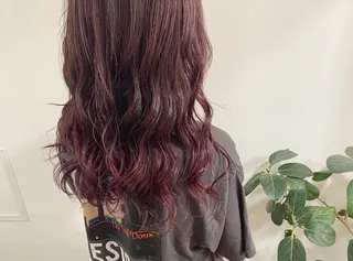 ロング カラー ヘアアレンジ たかいわ みきのヘアスタイル