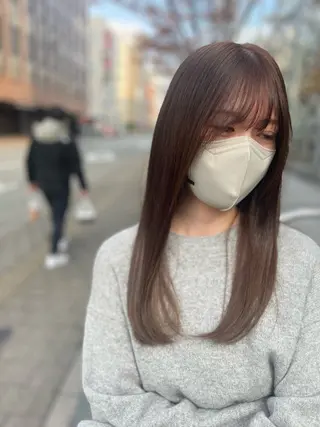 セミロング 谷田　雅也 タニダ　マサヤのヘアスタイル