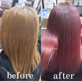 セミロング Happiness王寺所属・髪質改善カラー 🫧萩原のヘアスタイル