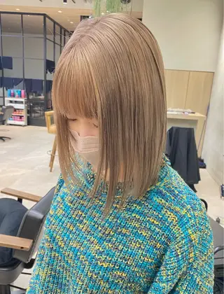 セミロング 艶カラー🌟 kanonのヘアスタイル