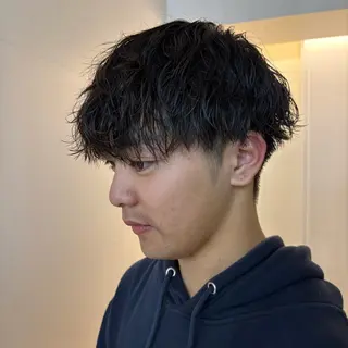 パーマ メンズ メンズパーマ/ メッシュ📍ﾕﾘのヘアスタイル