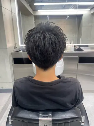 ミディアム メンズ CHROM TOKYO A.L.T所属・藪 清正のヘアスタイル