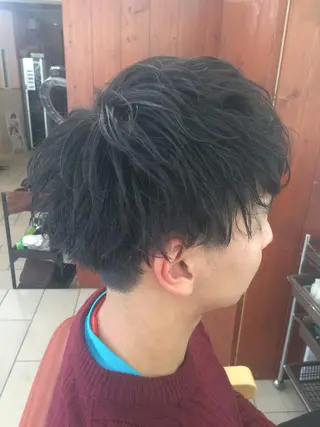 カラー パーマ ヘアアレンジ メンズ メンズパーマの巨匠 鈴木純のヘアスタイル