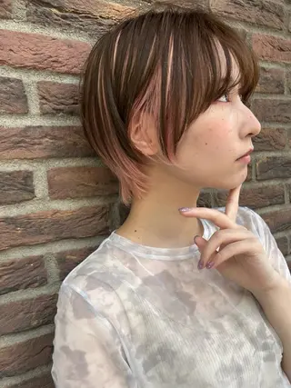 ショート doorbell hair living所属・door bell 心斎橋のヘアスタイル