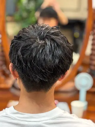 ショート パーマ メンズ おしゃれ泥棒 石原メンズ特化美容師のヘアスタイル
