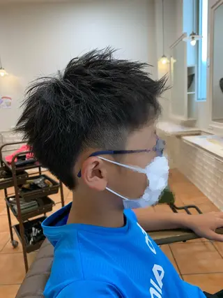 メンズ キッズ カットが得意✨ 川元裕範（ヒロノリ）のヘアスタイル