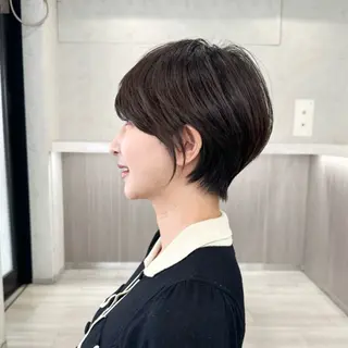ショート 透明感カラー ふうか　渋谷のヘアスタイル
