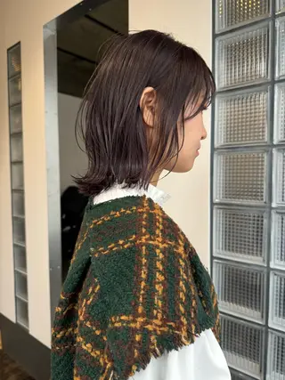 ミディアム 中尾 未来のヘアスタイル