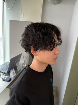 パーマ メンズ 坂本響 メンズカット/パーマのヘアスタイル