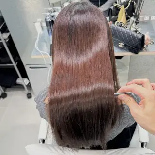 セミロング TRUNS所属・こうた/髪質改善 ストレート/ヘアケアのヘアスタイル