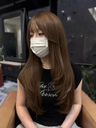 ロング 梅田トレンドレイヤー RISA🎀💕のヘアスタイル