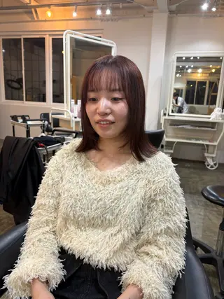 ミディアム GROUND SEPT de jeux所属・fukuma hikariのヘアスタイル