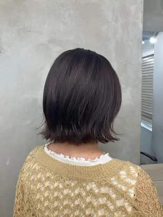 ショート カラー ヘアアレンジ ブリーチ&似合せボブ 田中寛十のヘアスタイル