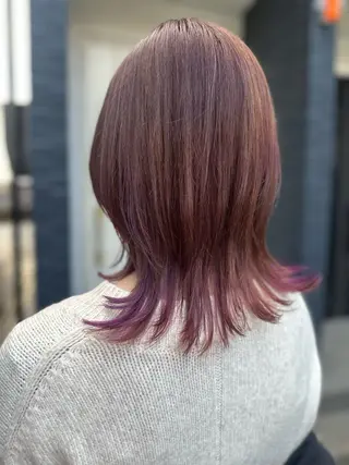 ミディアム カラー K Harukaのヘアスタイル